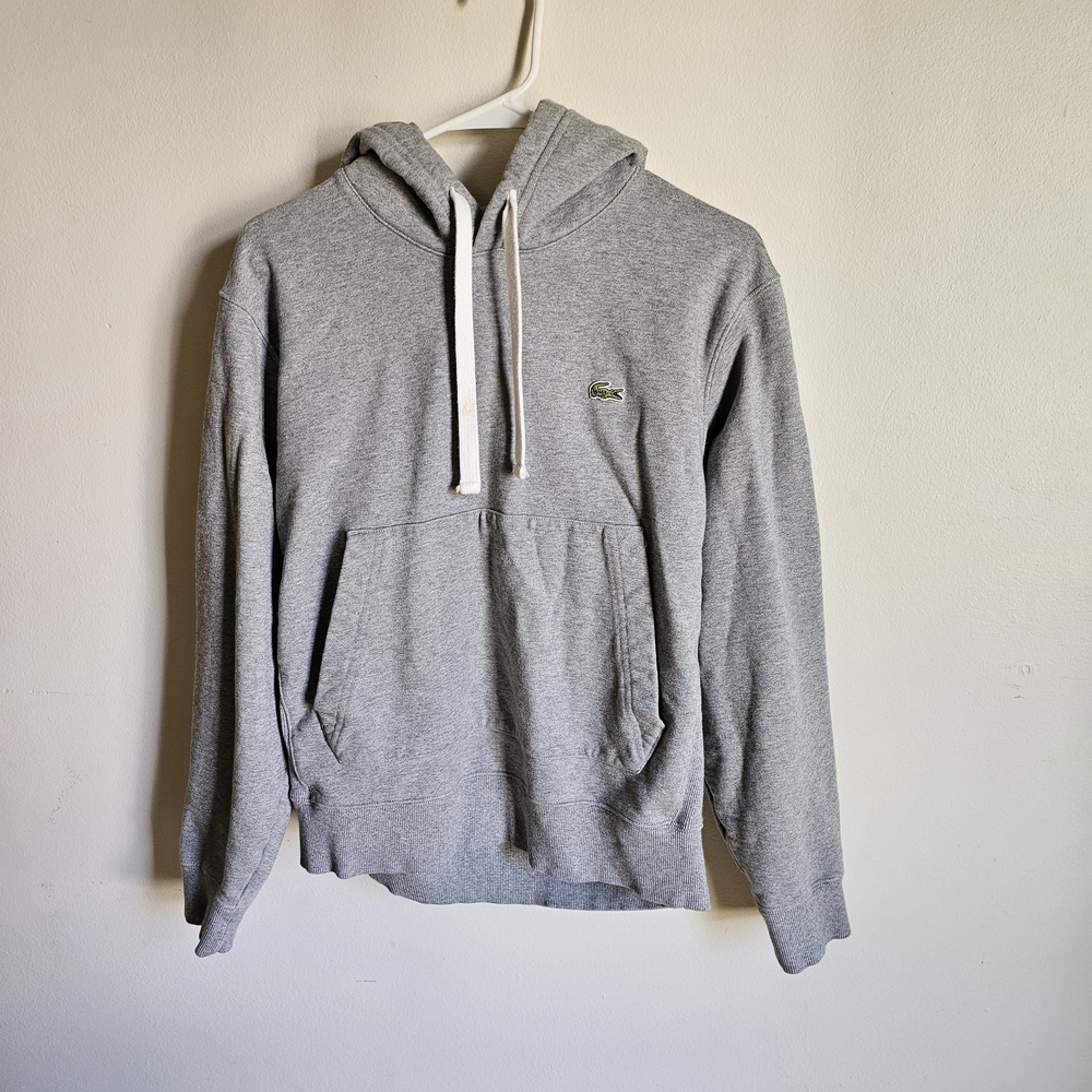 Lacoste Heather Gray Men's Hoodie